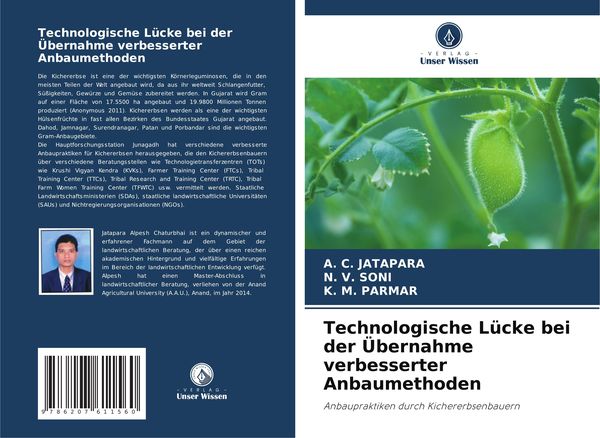 Technologische Lücke bei der Übernahme verbesserter Anbaumethoden, Taschenbuch von A. C. Jatapara , N. V. Soni , K. M. Parmar, Verlag Unser Wissen,