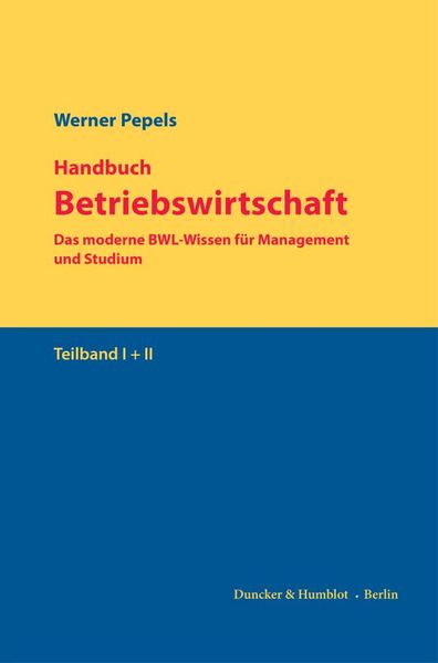 Produktbild: Handbuch Betriebswirtschaft