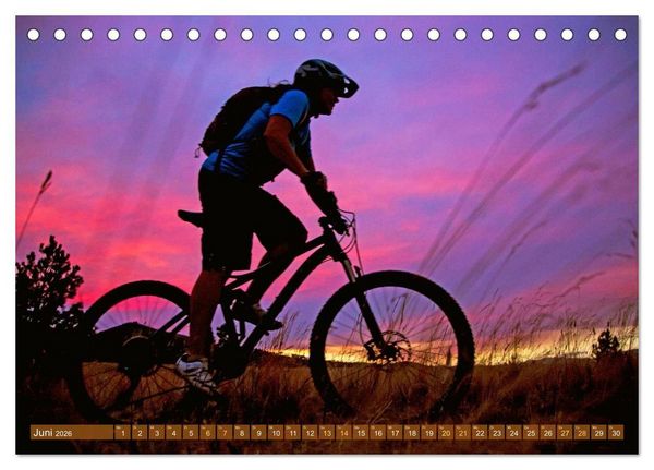 Produktbild: Mountainbike: &Uuml;ber Stock und Stein (Tischkalender 2026 DIN A5 quer), CALVENDO Monatskalender