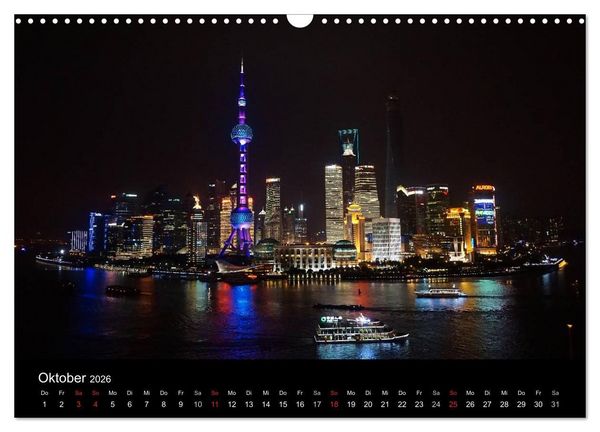 Produktbild: China 2026 - Metropolen und Landschaften (Wandkalender 2026 DIN A3 quer), CALVENDO Monatskalender