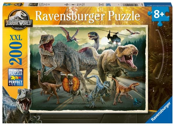 Produktbild: Kinderpuzzle 200 XXL Teile - Jurassic Park - Das Leben findet einen Weg