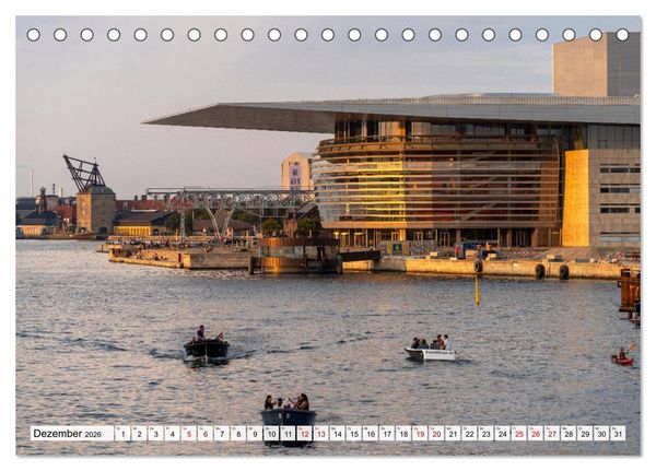 Produktbild: D&auml;nemark - Kopenhagen (Tischkalender 2026 DIN A5 quer), CALVENDO Monatskalender