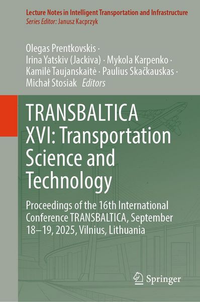 Produktbild: TRANSBALTICA XVI: Transportation Science and Technology