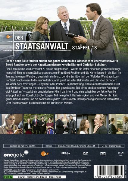 Produktbild: Der Staatsanwalt Staffel 13 [3 DVDs]