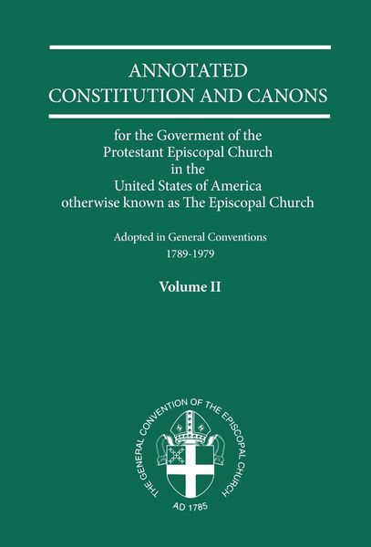 Produktbild: Annotated Constitutions and Canons Volume 2