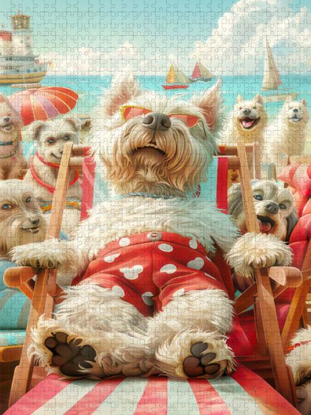 Produktbild: CALVENDO Puzzle Endlich Urlaub | 1000 Teile Lege-Gr&ouml;&szlig;e 64x48cm Foto-Puzzle f&uuml;r gl&uuml;ckliche Stunden