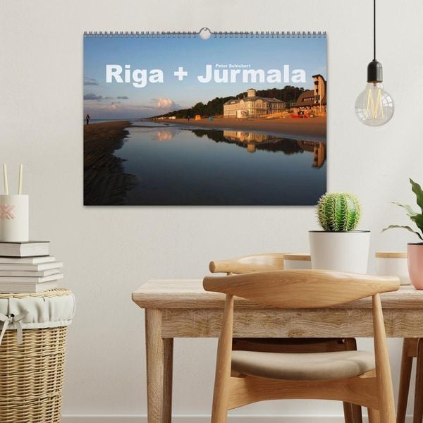 Produktbild: Riga + Jurmala (Wandkalender 2026 DIN A3 quer), CALVENDO Monatskalender