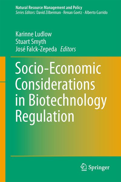 Produktbild: Socio-Economic Considerations in Biotechnology Regulation
