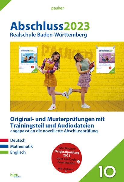 Produktbild: Abschluss 2023 - Realschulpr&uuml;fung Baden-W&uuml;rttemberg - Aufgabenband