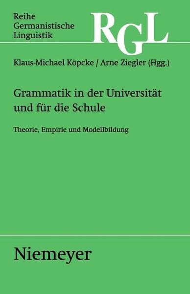 Produktbild: Grammatik in der Universit&auml;t und f&uuml;r die Schule