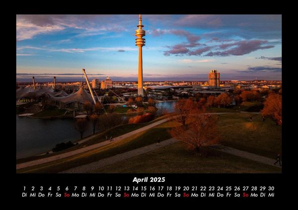 Produktbild: M&uuml;nchen 2025 Fotokalender DIN A3