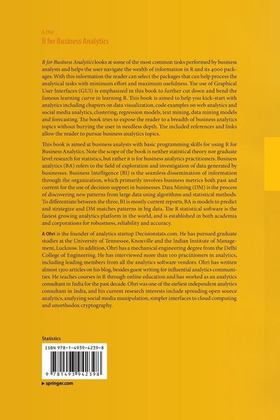 Produktbild: R for Business Analytics