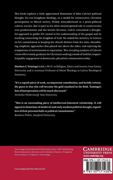 Produktbild: Calvin's Political Theology and the Public Engagement of the Church