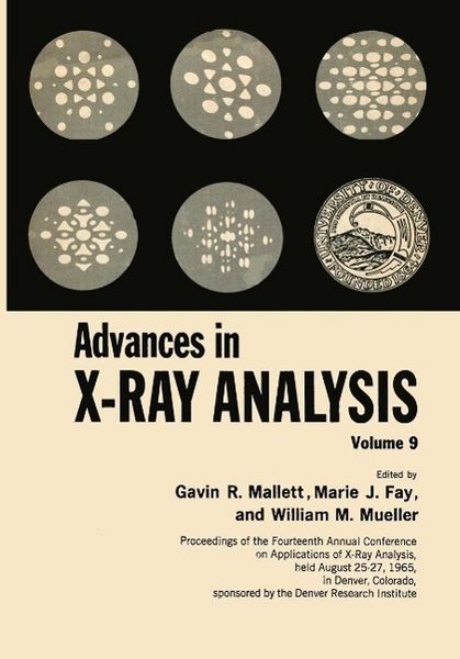 Produktbild: Advances in X-Ray Analysis