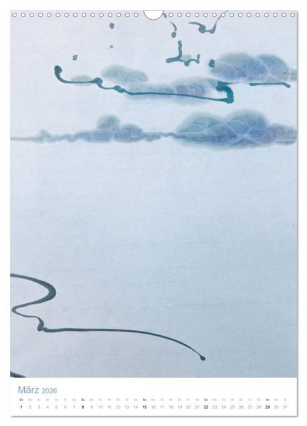 Produktbild: Jahreszeiten in Stil japanischer Malerei - Kunst (Wandkalender 2026 DIN A3 hoch), CALVENDO Monatskalender