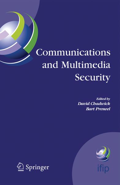 Produktbild: Communications and Multimedia Security