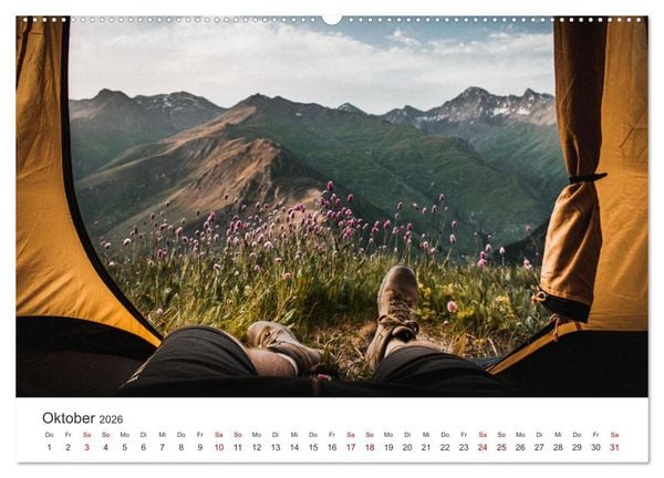 Produktbild: Camping - Raus in die Natur. (Wandkalender 2026 DIN A2 quer), CALVENDO Monatskalender