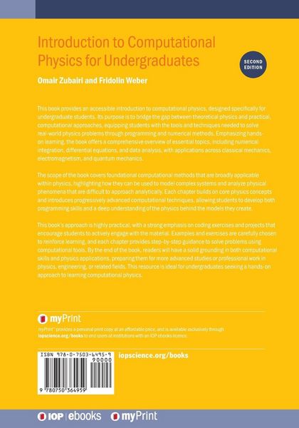 Produktbild: Introduction to Computational Physics for Undergraduates (Second Edition)