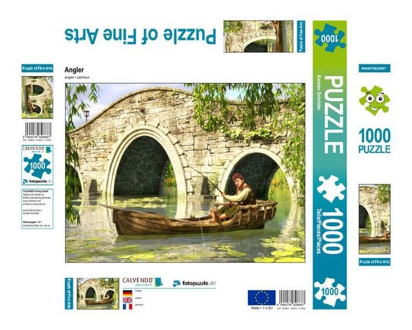 Produktbild: CALVENDO Puzzle Angler | 1000 Teile Lege-Gr&ouml;&szlig;e 64x48cm Foto-Puzzle f&uuml;r gl&uuml;ckliche Stunden