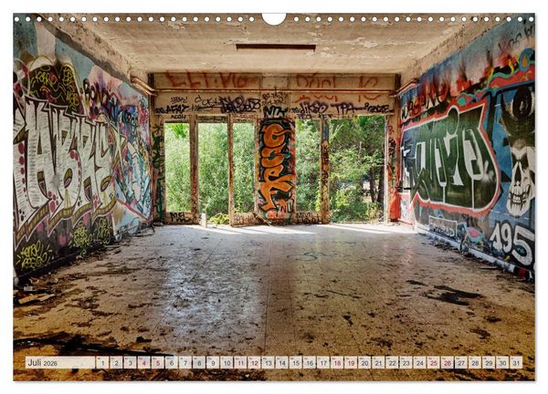 Produktbild: Lost Places Kalender - Daylight (Wandkalender 2026 DIN A3 quer), CALVENDO Monatskalender