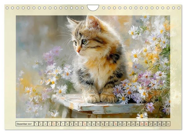 Produktbild: Katzenbabys. Flauschige Gl&uuml;cksmomente (Wandkalender 2027 DIN A4 quer), CALVENDO Monatskalender