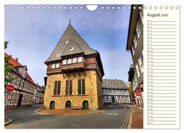 Produktbild: Goslar - Hanse- und Kaiserstadt im Harz (Wandkalender 2026 DIN A4 quer), CALVENDO Monatskalender