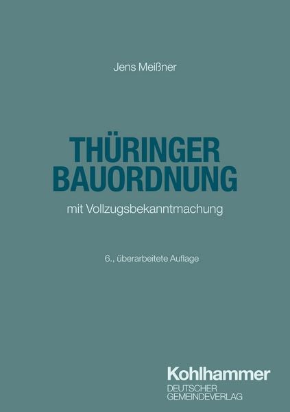 Produktbild: Th&uuml;ringer Bauordnung