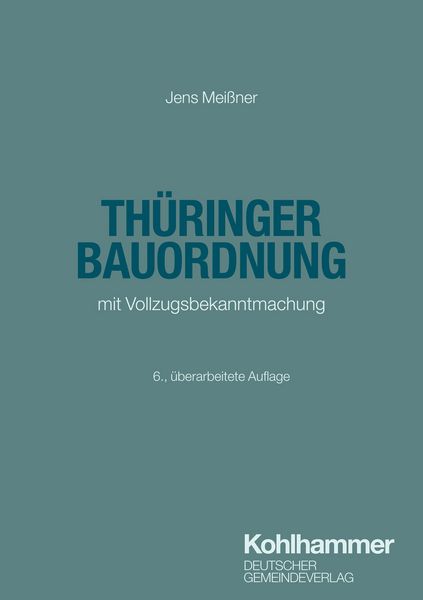 Produktbild: Th&uuml;ringer Bauordnung