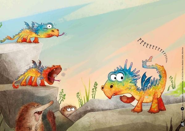 Produktbild: Furzipups, der Knatterdrache. Kamishibai Bildkartenset