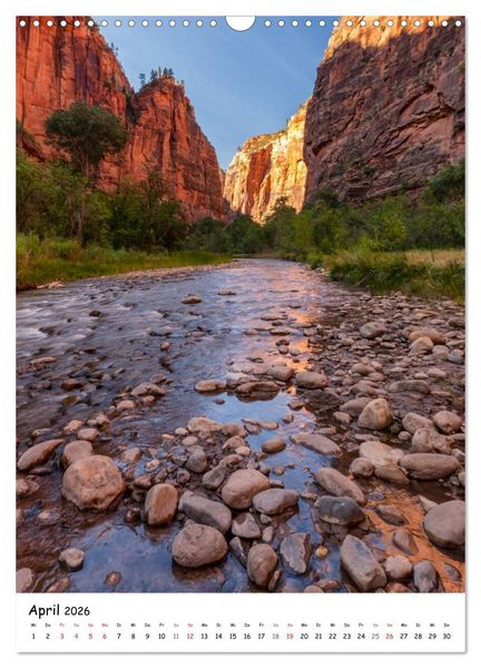 Produktbild: Eine Reise durch die Canyons der USA (Wandkalender 2026 DIN A3 hoch), CALVENDO Monatskalender