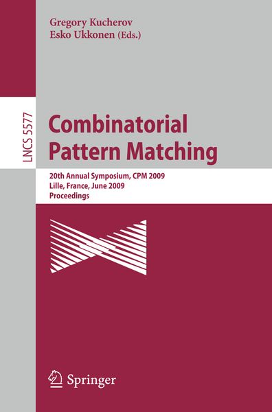 Produktbild: Combinatorial Pattern Matching