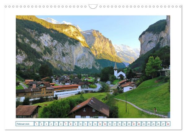 Produktbild: Schweizer St&auml;dte (Wandkalender 2026 DIN A3 quer), CALVENDO Monatskalender
