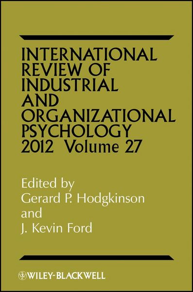 Produktbild: International Review of Industrial and Organizational Psychology 2012, Volume 27