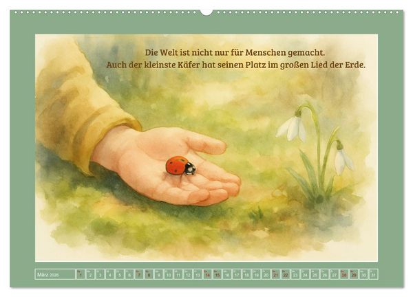 Produktbild: Wenn wir f&uuml;hlen (hochwertiger Premium Wandkalender 2026 DIN A2 quer), Kunstdruck in Hochglanz