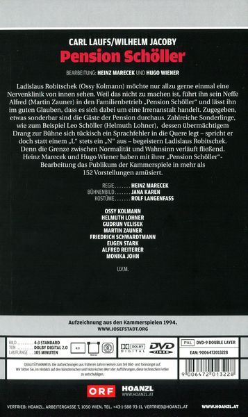 Produktbild: Pension Sch&ouml;ller / Edition Josefstadt