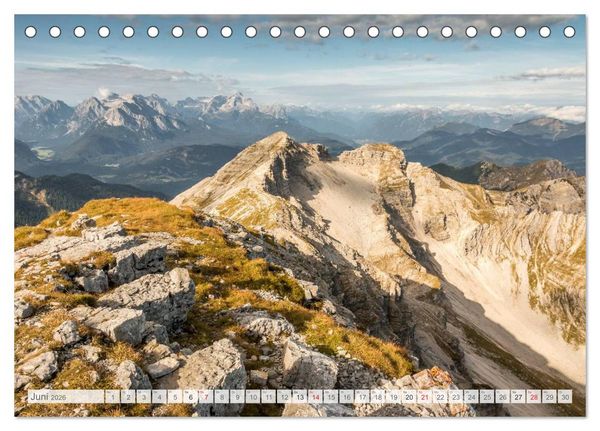 Produktbild: "Bergpixel" Faszination Bergwandern (Tischkalender 2026 DIN A5 quer), CALVENDO Monatskalender