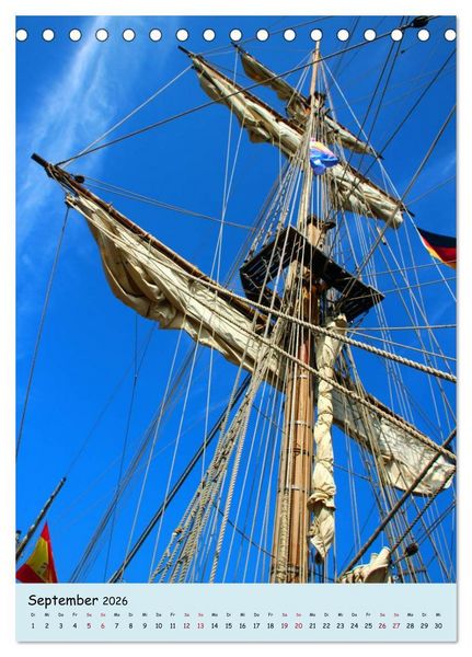Produktbild: Sail - Impressionen aus Bremerhaven (Tischkalender 2026 DIN A5 hoch), CALVENDO Monatskalender