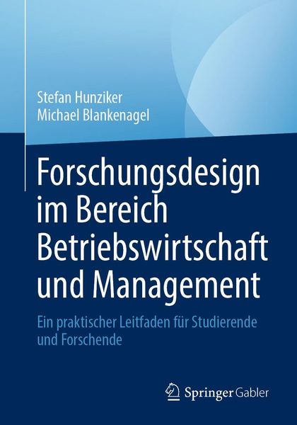 Produktbild: Forschungsdesign im Bereich Betriebswirtschaft und Management