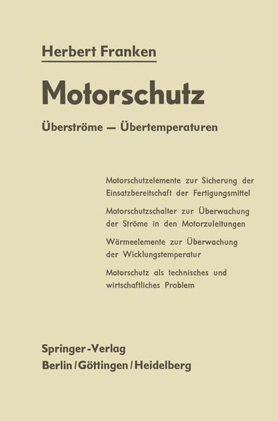 Produktbild: Motorschutz