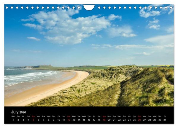 Produktbild: Scenes from Northumberland (Wall Calendar 2026 DIN A4 landscape), CALVENDO 12 Month Wall Calendar