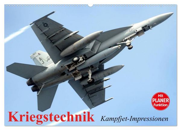 Produktbild: Kriegstechnik. Kampfjet-Impressionen (Wandkalender 2026 DIN A2 quer), CALVENDO Monatskalender