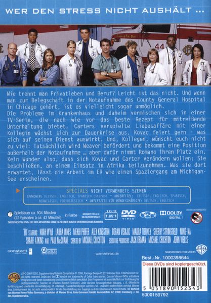 Emergency Room - Staffel 9 [6 DVDs]