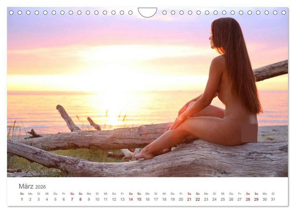Produktbild: Akt und Meer (Wandkalender 2026 DIN A4 quer), CALVENDO Monatskalender
