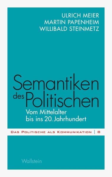 Produktbild: Semantiken des Politischen