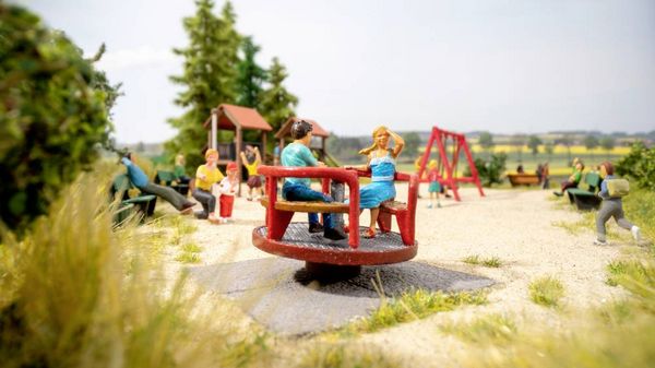 Produktbild: NOCH 13403 H0 micro-motion Kinderkarussell Fertigmodell