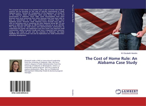 Produktbild: The Cost of Home Rule: An Alabama Case Study