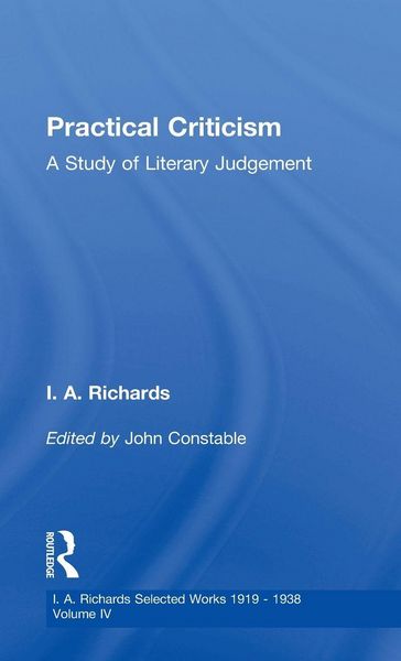 Produktbild: Practical Criticism V 4