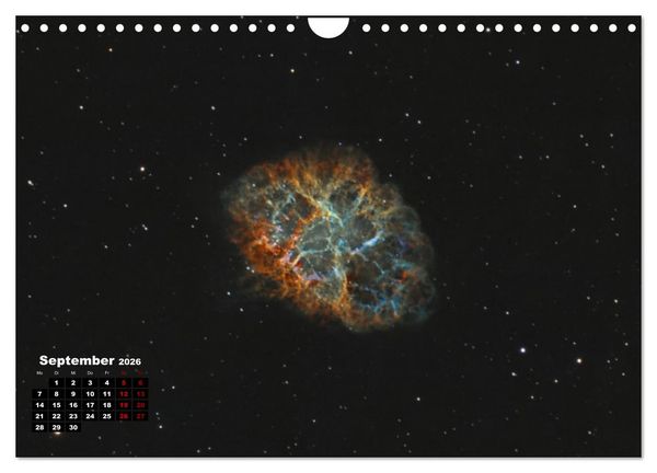 Produktbild: InfinityAstro - die Unendlichkeit im Bild - Astrofotos von Roland Schliessus (Wandkalender 2026 DIN A4 quer), CALVENDO Monatskalender