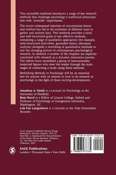 Produktbild: Rethinking Methods in Psychology