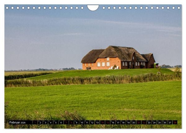 Produktbild: Nordseeinsel Pellworm 2026 (Wandkalender 2026 DIN A4 quer), CALVENDO Monatskalender